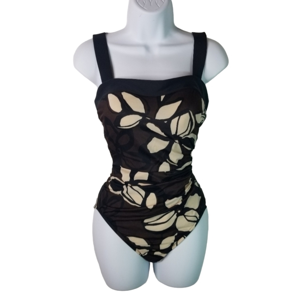 Miraclesuit Finnegan foral slimming one piece swimsuit